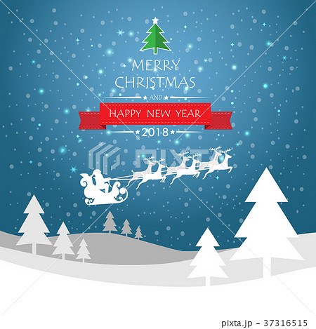 Design Happy New Year 18 Greeting Card のイラスト素材