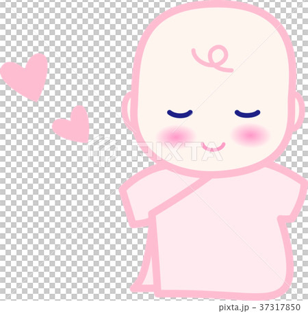 赤ちゃん　かわいい　ブルー　0歳児 37317850