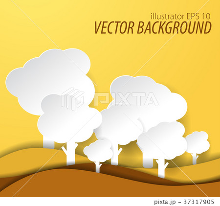 graphic design. forest paper style, graphic design. forest paper style, 37317905