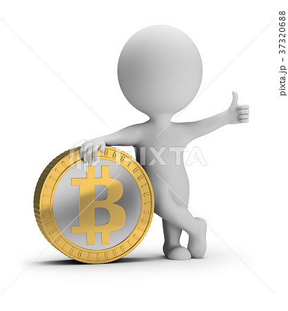 3d small people - bitcoin 37320688