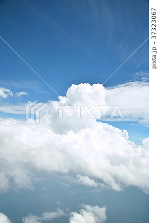 上空からの雲の写真 上空からの雲の写真 37323067