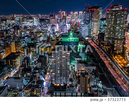 世界貿易センタービルからの夜景の写真素材