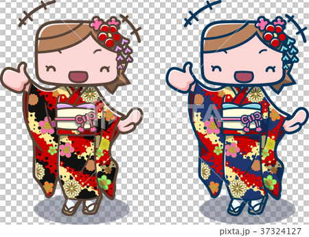 振袖女子喜ぶ 37324127