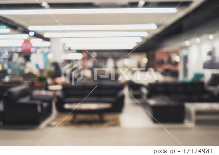 Abstract blurred image of furniture store 37324981