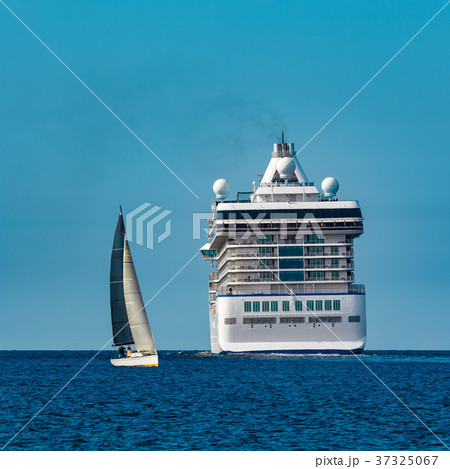 Luxury cruise liner in travel Luxury cruise liner in travel 37325067