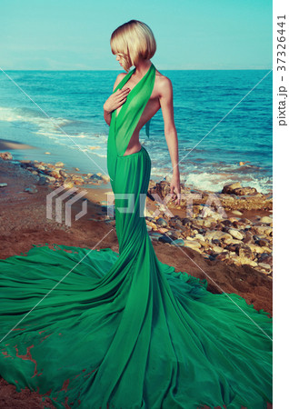 Beautiful nymph on the sea 37326441