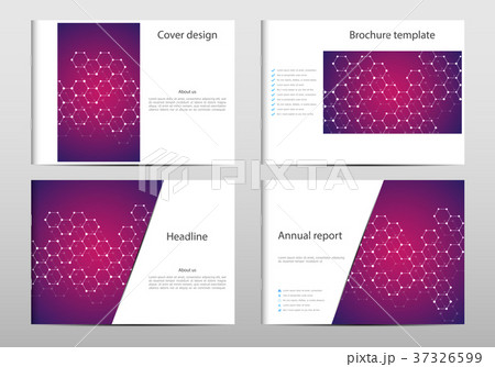 Rectangle brochure template layout, cover, annual 37326599