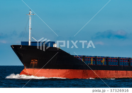 Black cargo ship Black cargo ship 37326916