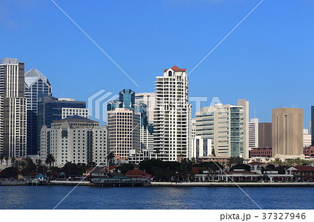 サンディエゴ湾の風景（アメリカ合衆国・カリフォルニア州） 37327946