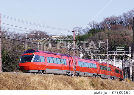 小田急ロマンスカー Gse形 4の写真素材