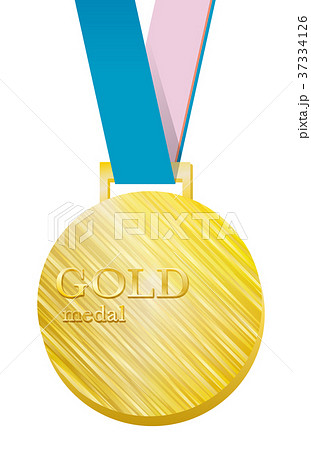 Pyeongchang Gold Medal Stock Illustration