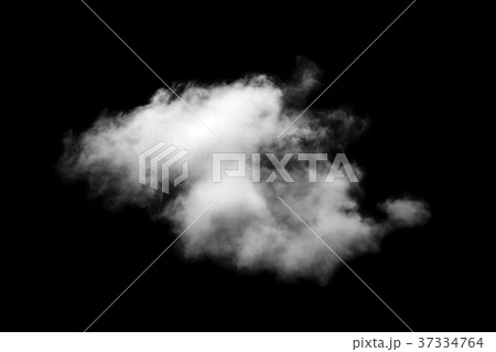 Cloud isolated on black background 37334764