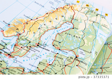 Part of Europe map 37335371