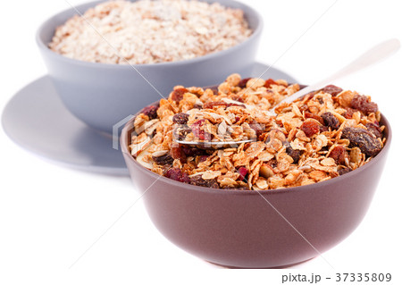 Muesli in the bowls Muesli in the bowls 37335809