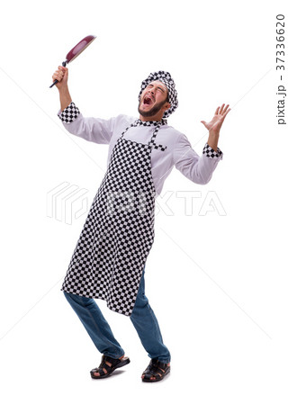 Male cook isolated on the white background 37336620