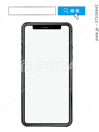 スマートフォンと検索バー 37336842