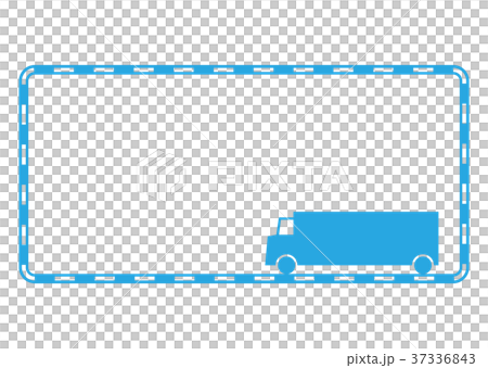トラック吹き出し 37336843
