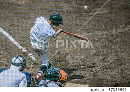 高校野球試合風景 高校野球試合風景 37336945