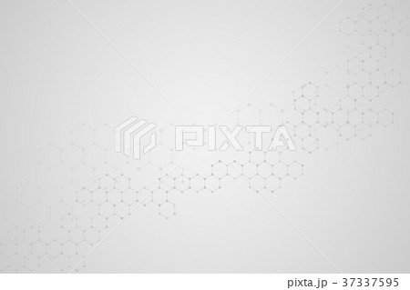 Abstract hexagonal background. Medical, scientific Abstract hexagonal background. Medical, scientific 37337595