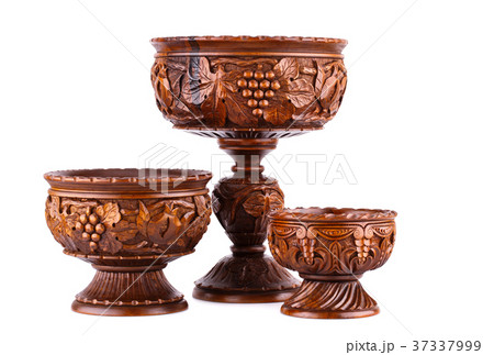 Wooden vases Wooden vases 37337999