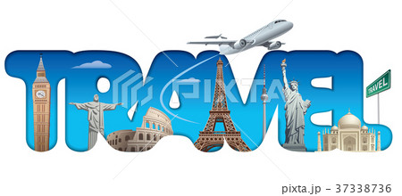 cruise and travel text sign 37338736