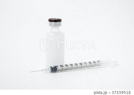 Insulin ampoule with syringe lie Insulin ampoule with syringe lie 37339518