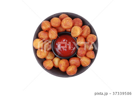 Fried mashed potato ballrecipe,Dauphine potato  37339586