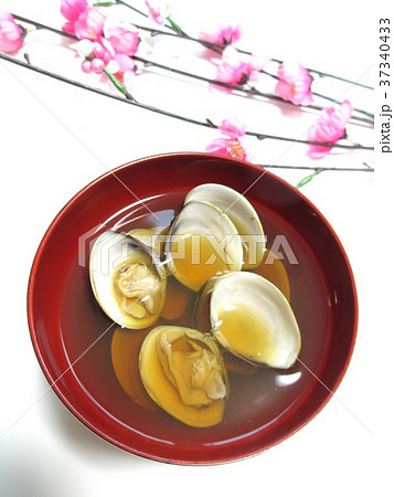 ハマグリのお吸い物 37340433