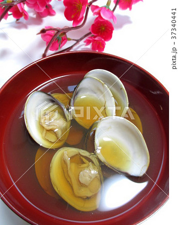 ハマグリのお吸い物 ハマグリのお吸い物 37340441