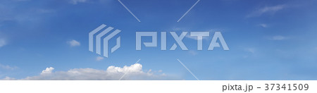 Panoramic sky with cloud on a sunny day. Panoramic sky with cloud on a sunny day. 37341509