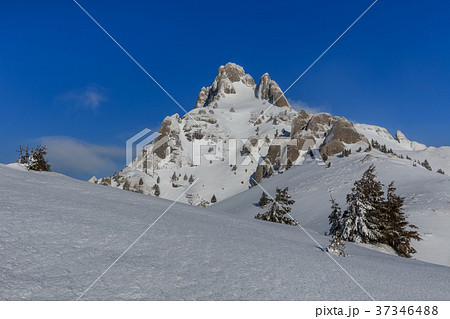 mountain top in winter mountain top in winter 37346488