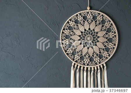 Beige crochet doily dream catcher Beige crochet doily dream catcher 37346697