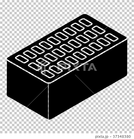 Brick icon, simple style 37348380