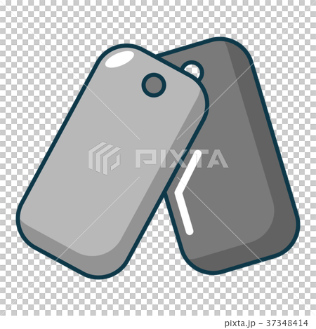 Paintball badge icon, cartoon style 37348414