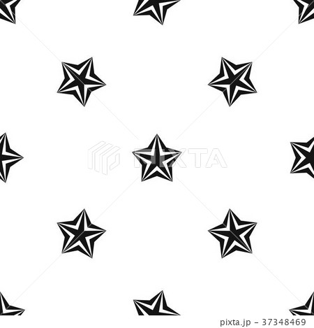 Star pattern seamless black Star pattern seamless black 37348469