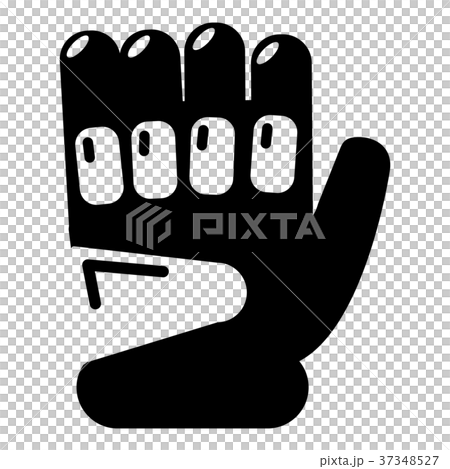 Paintball sport glove icon, simple style 37348527