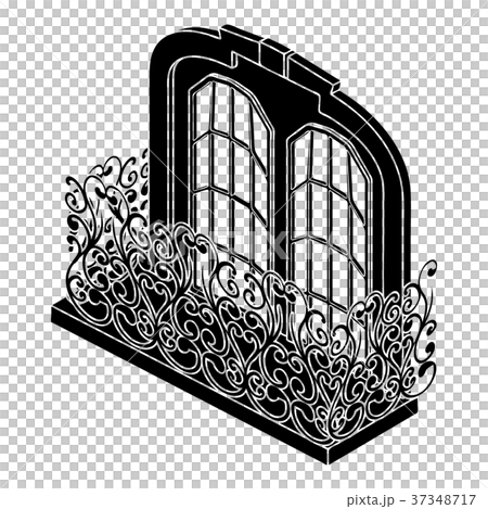 Castle balcony icon, simple style Castle balcony icon, simple style 37348717