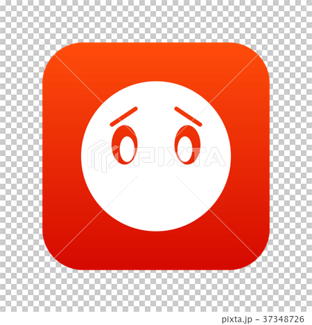 Emoticon digital red Emoticon digital red 37348726