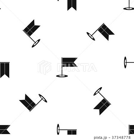 Locator flag pattern seamless black 37348778