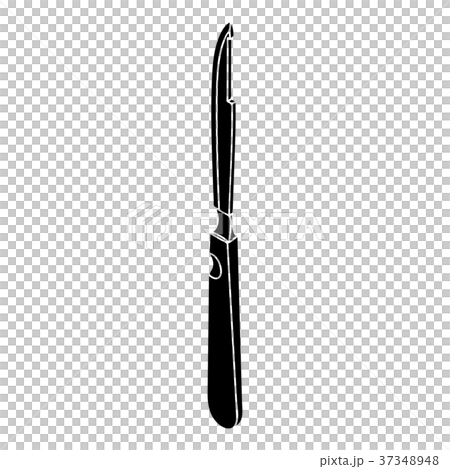 Medical scalpel icon, simple style Medical scalpel icon, simple style 37348948