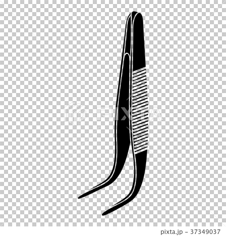 Medical forceps icon, simple style 37349037
