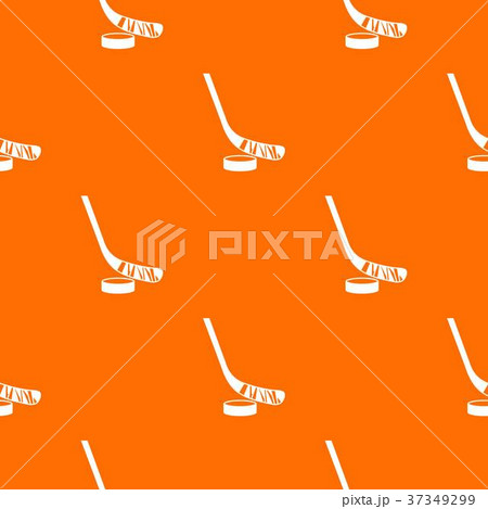 Stick and puck pattern seamless 37349299