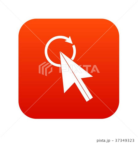 Click icon digital red Click icon digital red 37349323