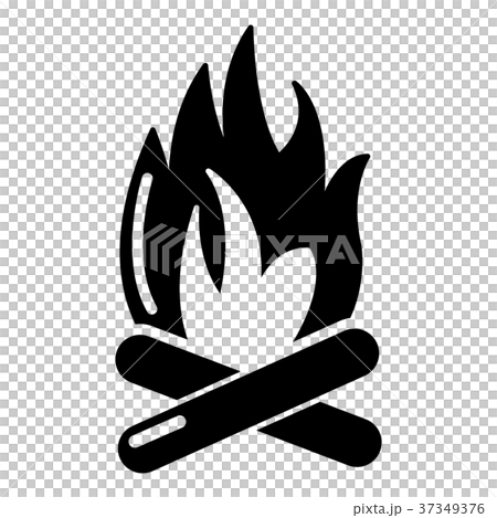 Campfire Icon Simple Styleのイラスト素材