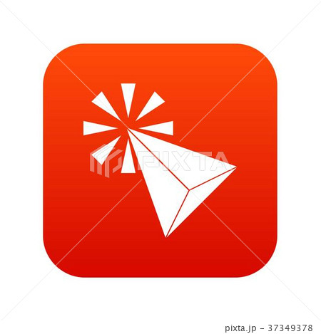 Click icon digital red Click icon digital red 37349378