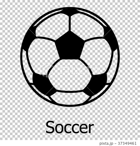 Soccer ball icon, simple black style Soccer ball icon, simple black style 37349461