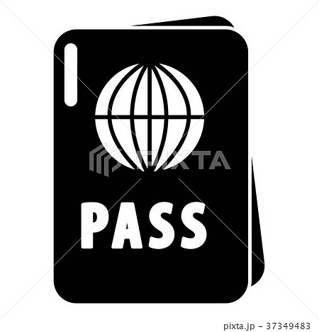 International passport icon , simple style 37349483