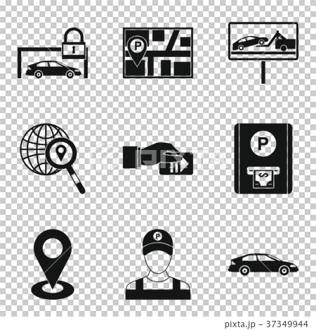 Valet icons set, simple style - Stock Illustration [37349944] - PIXTA