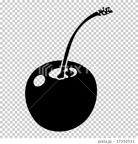 Cherry icon, simple style 37350531