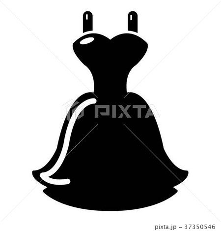 Wedding dress icon , simple style Wedding dress icon , simple style 37350546